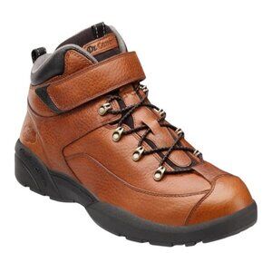 Dr. Comfort Men's 14W Brown Leather‎ Hiking Boots NWOB